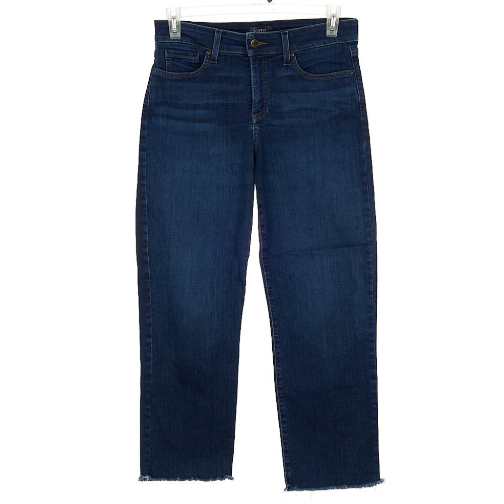 NYDJ Jenna Straight Ankle Stretch Jeans Lift Tuck Technology Women's Size 8
